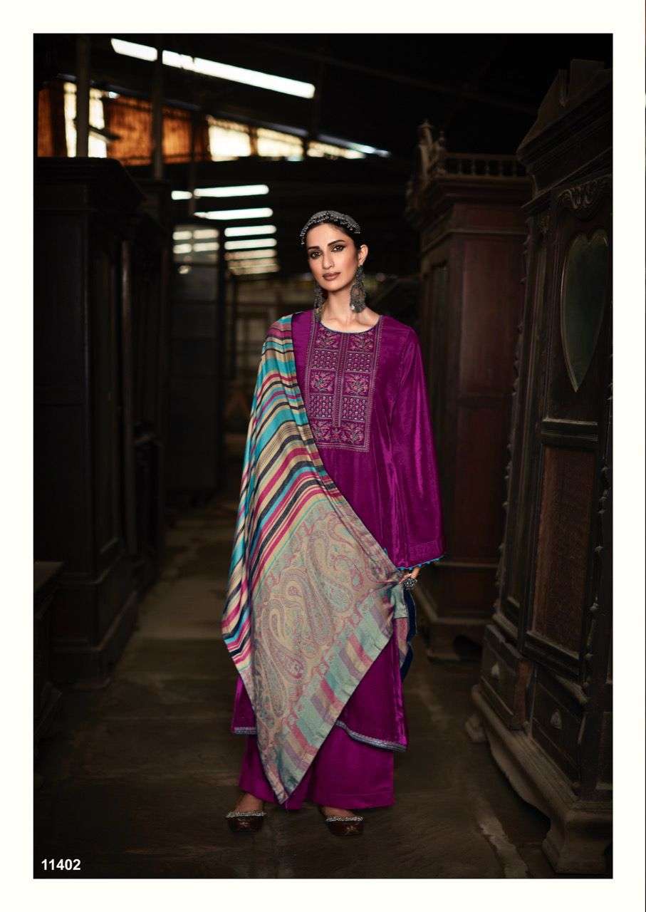 SAHJADI BY DEEPSY VELVET EMBRODIERY WINTER WEAR SALWAR KAMEEZ WHOLESALE CATALOGUE 