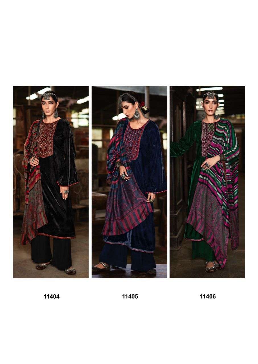 SAHJADI BY DEEPSY VELVET EMBRODIERY WINTER WEAR SALWAR KAMEEZ WHOLESALE CATALOGUE 