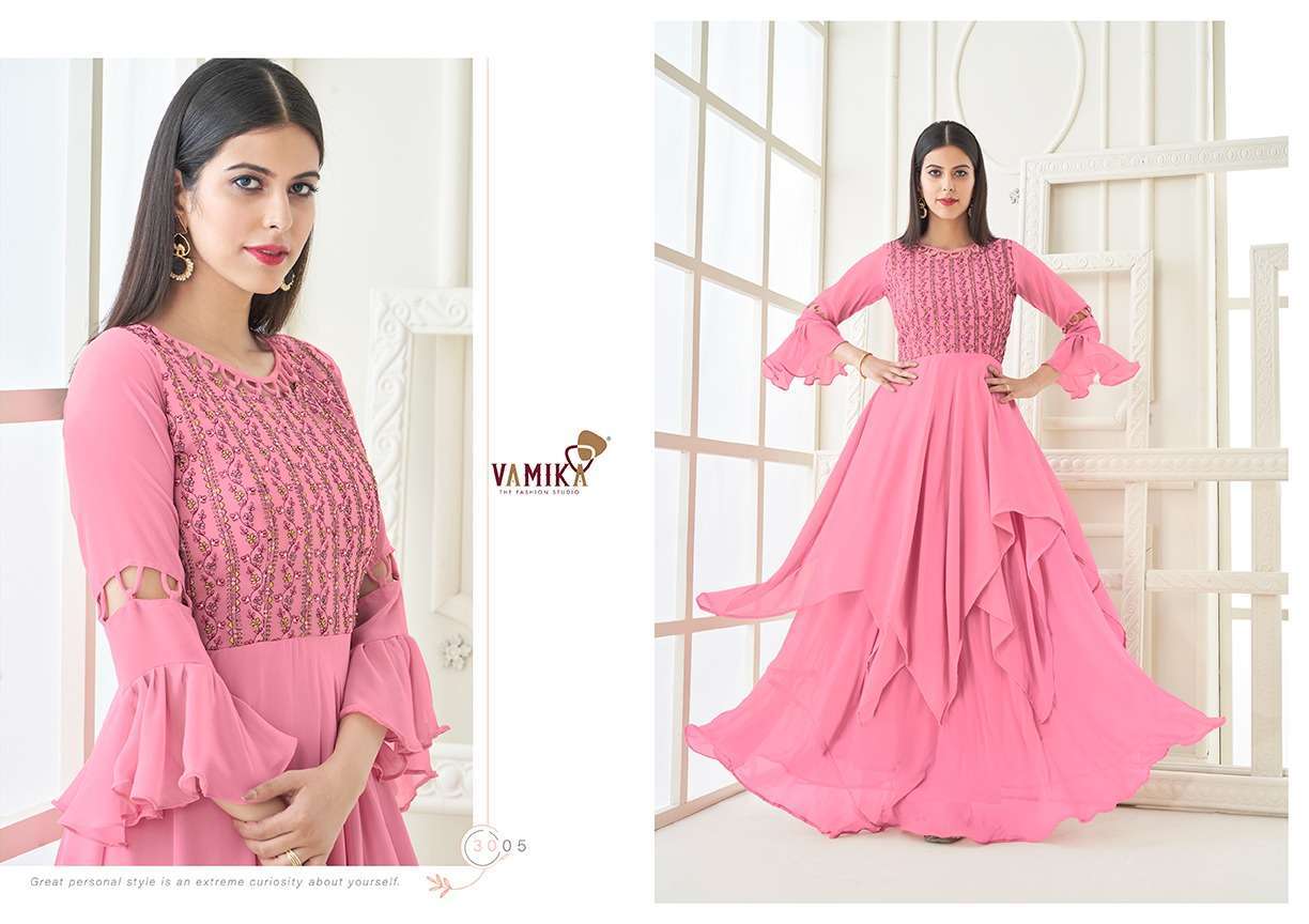 vamika present vihana designer heavy embroidery georgette gown wholesale rate 0 2021 09 24 19 18 16