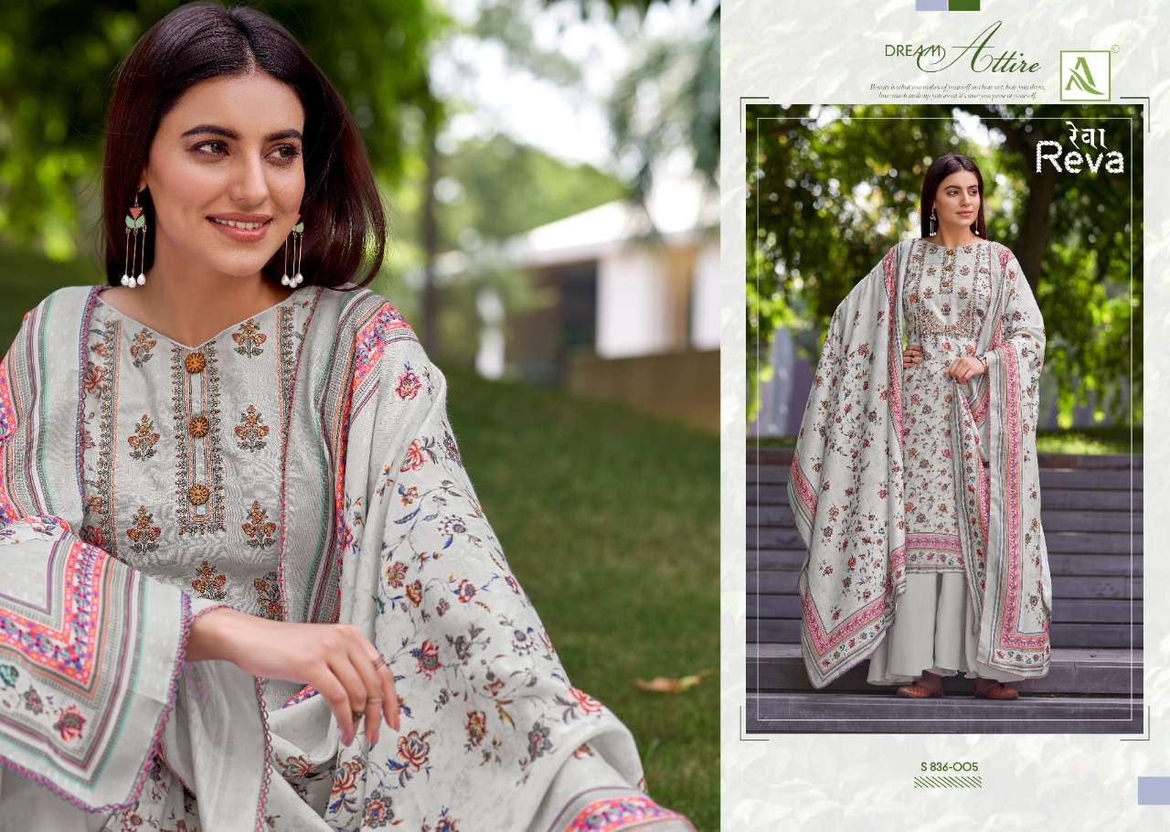 ALOK REVA PURE WOOL DIGITAL PRITNED WINTER WEAR WHOLESALE CATALOGUE 