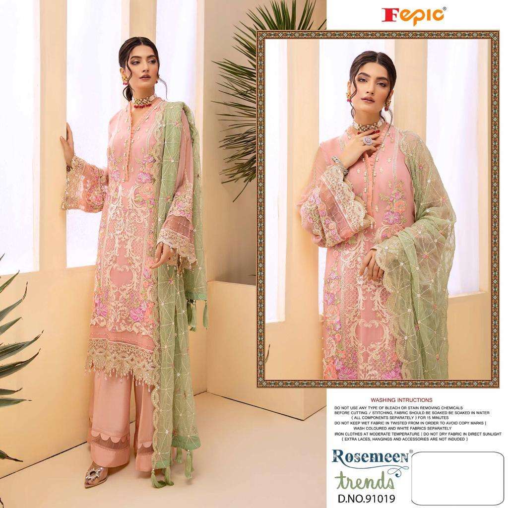 FEPIC ROSEMEEN  NEW CATALOGUE TRENDS PAKISTANI SALWAR SUIT WHOLESALER 