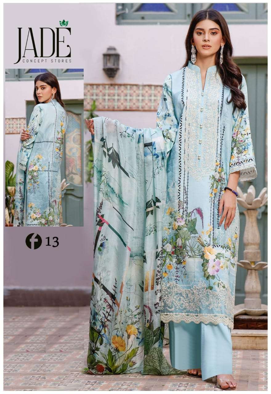 FIRDOUS URBANE LUXURY LAWN COLLECTION VOL 2 KARACHI COTTON DRESS MATERIAL WHOLESALE CATALOGUE 