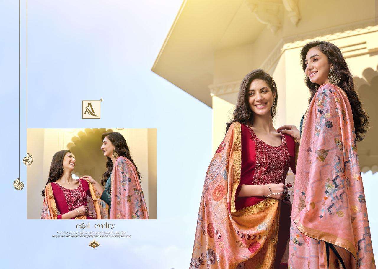 ALOK SUITS RIZA ZAM COTTON DIGITAL PRINTED WITH FANCY WORK UNSTITCHED LATEST SALWAR KAMEEZ SUPPLIER IN SURAT MARKET 