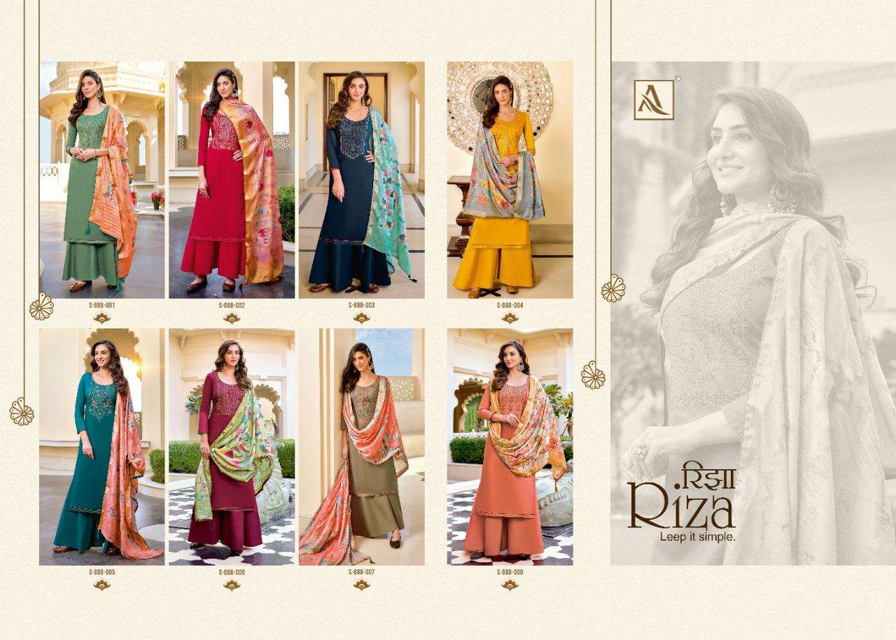 ALOK SUITS RIZA ZAM COTTON DIGITAL PRINTED WITH FANCY WORK UNSTITCHED LATEST SALWAR KAMEEZ SUPPLIER IN SURAT MARKET 