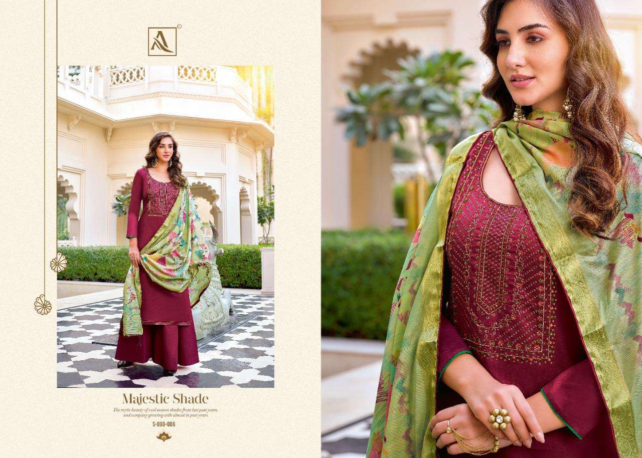 ALOK SUITS RIZA ZAM COTTON DIGITAL PRINTED WITH FANCY WORK UNSTITCHED LATEST SALWAR KAMEEZ SUPPLIER IN SURAT MARKET 