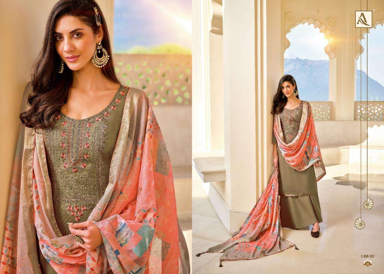 ALOK SUITS RIZA ZAM COTTON DIGITAL PRINTED WITH FANCY WORK UNSTITCHED LATEST SALWAR KAMEEZ SUPPLIER IN SURAT MARKET 