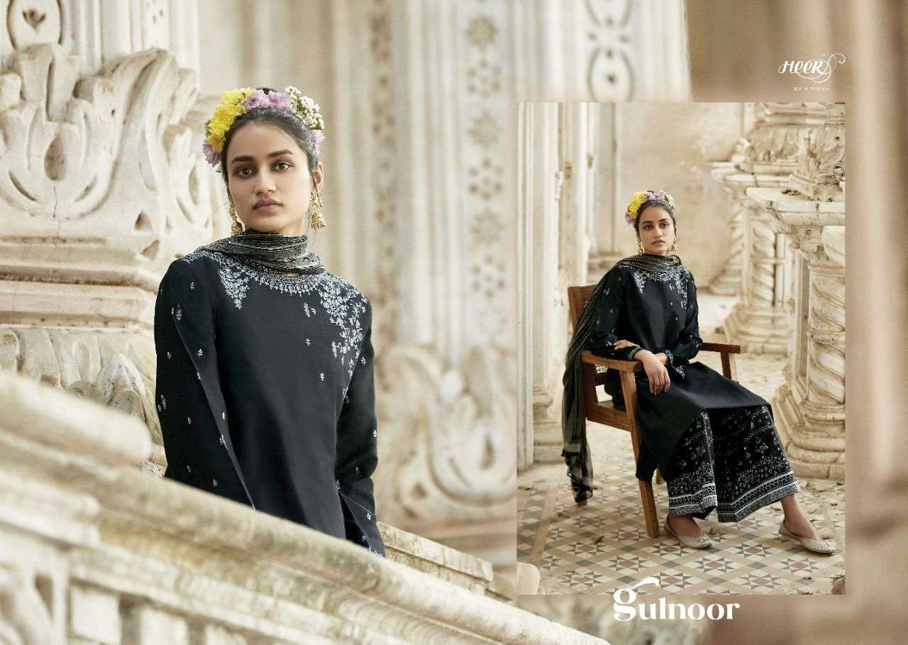  KIMORA HEER GULNOOR PURE COTTON EMBRODERY WORK DESIGNER SUIT WHOLESALE RATE 