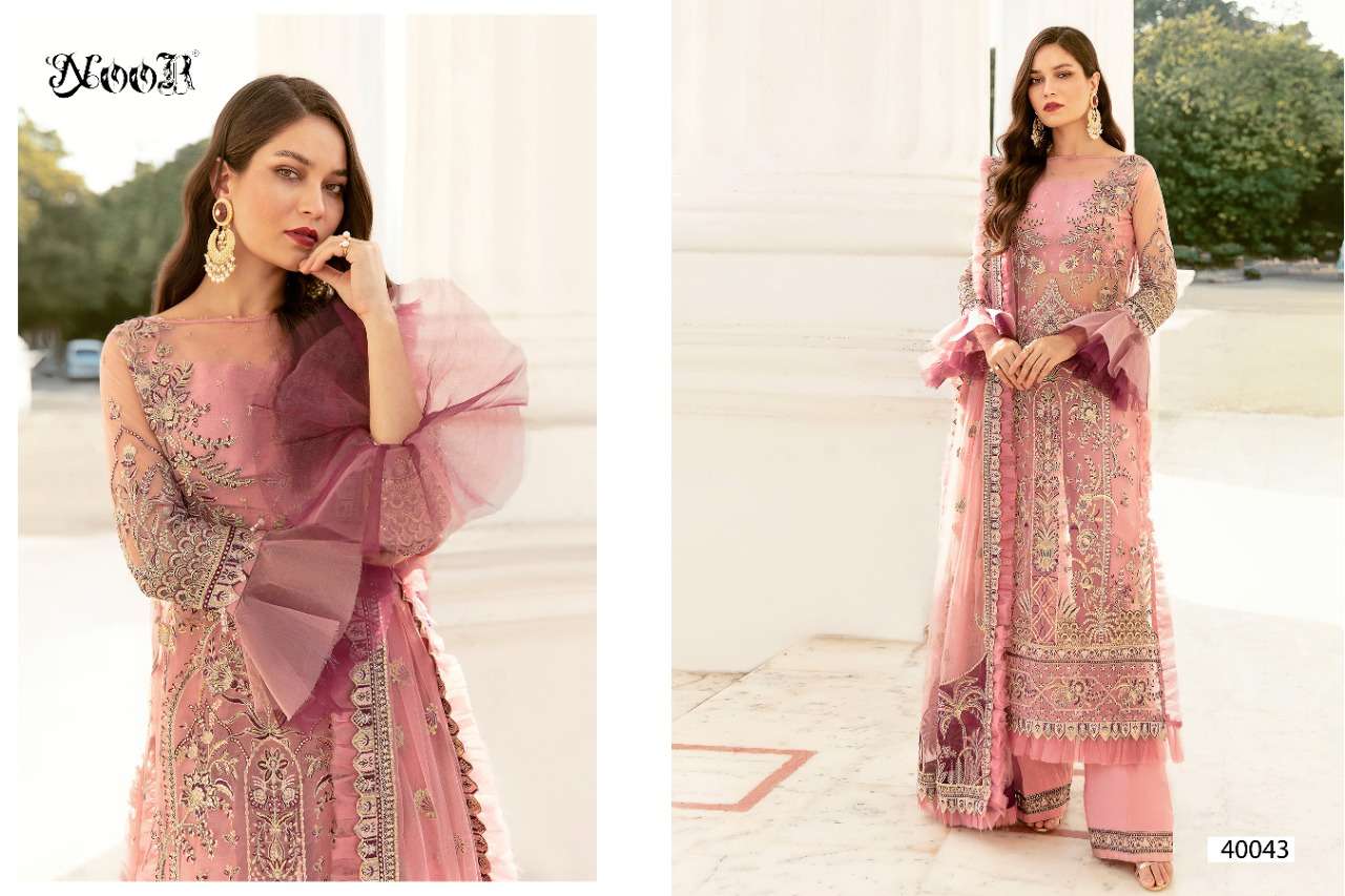 NOOR NAQSH PARTY WEAR GEORGETTE PAKISTANI EMBRODERY SUIT WHOLESALE CATALOGUE 