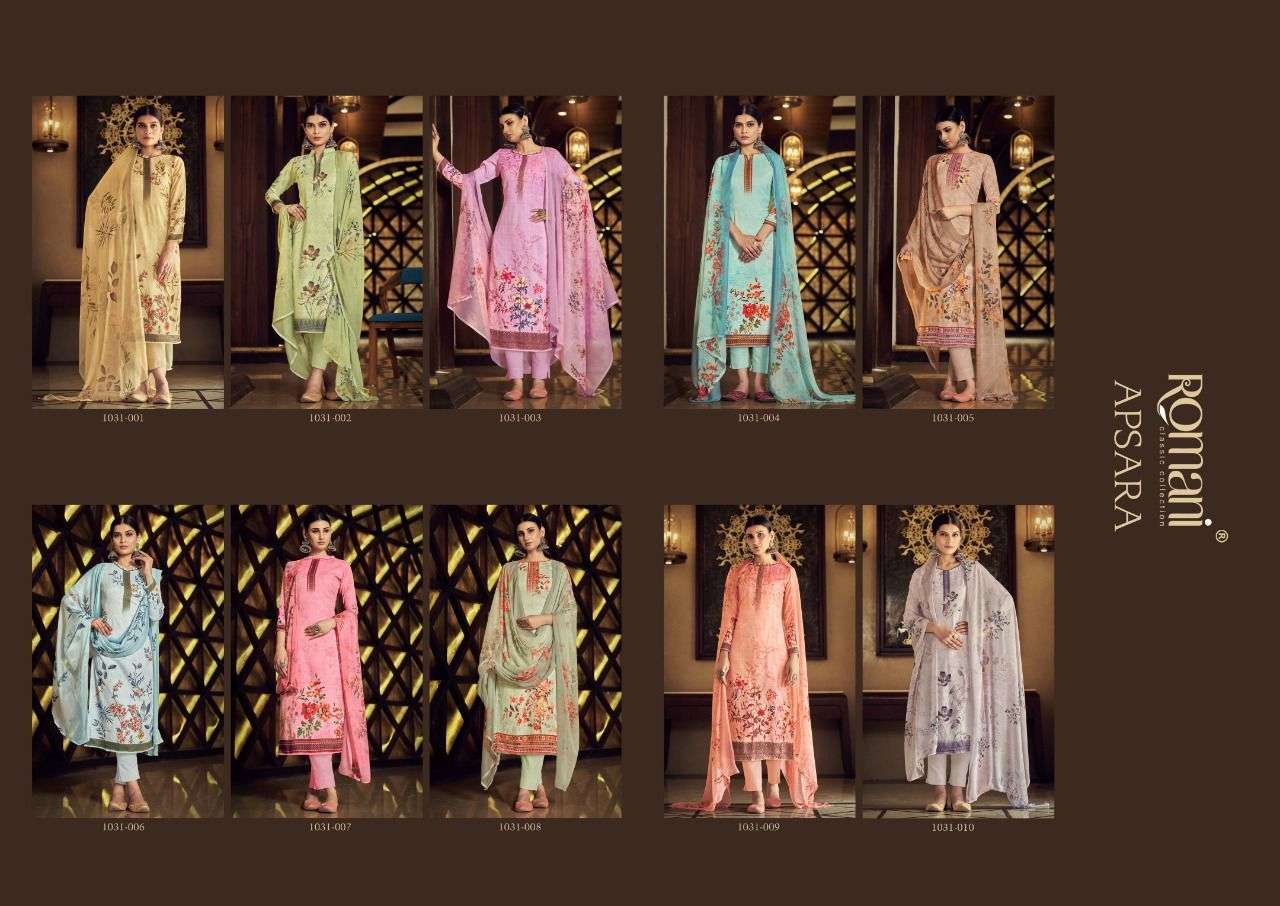ROMANI APSARA JAM COTTON DIGITAL PRINTED SUIT LATEST CATALOGUE 