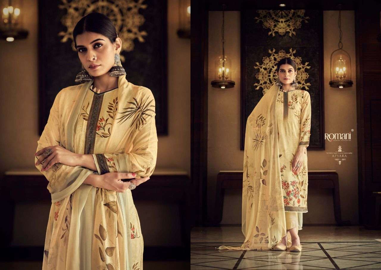 ROMANI APSARA JAM COTTON DIGITAL PRINTED SUIT LATEST CATALOGUE 