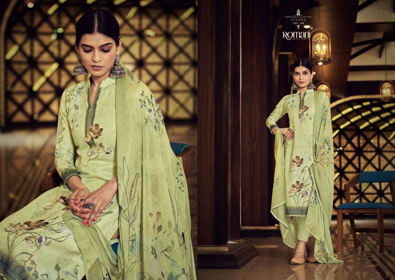 ROMANI APSARA JAM COTTON DIGITAL PRINTED SUIT LATEST CATALOGUE 