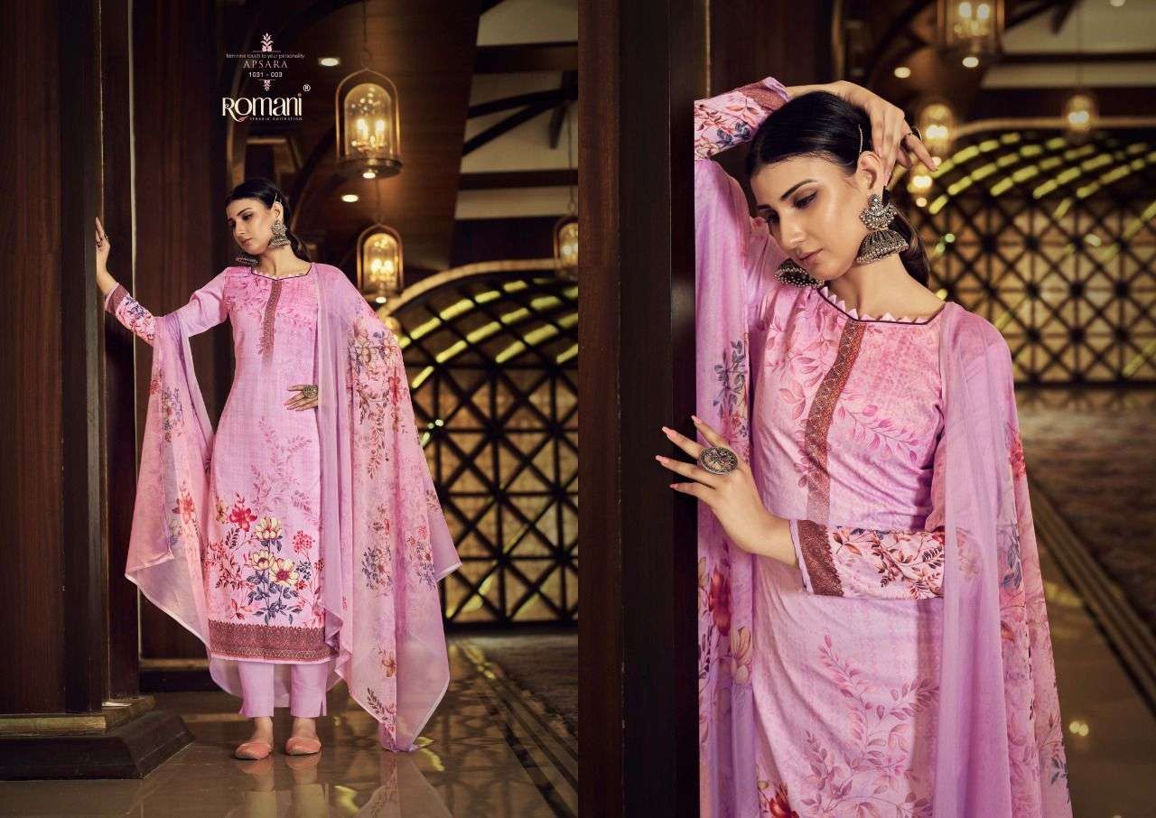 ROMANI APSARA JAM COTTON DIGITAL PRINTED SUIT LATEST CATALOGUE 