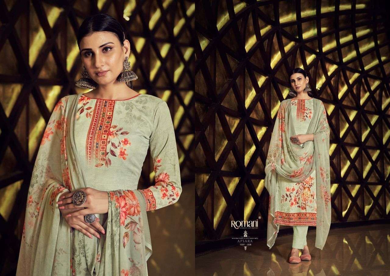 ROMANI APSARA JAM COTTON DIGITAL PRINTED SUIT LATEST CATALOGUE 