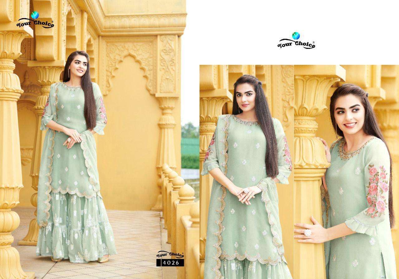YOUR CHOICE MAXICO PURE GEORGETTE PARTY WEAR SHARARA  SUIT WHOLESALER IN SURAT MARKET 