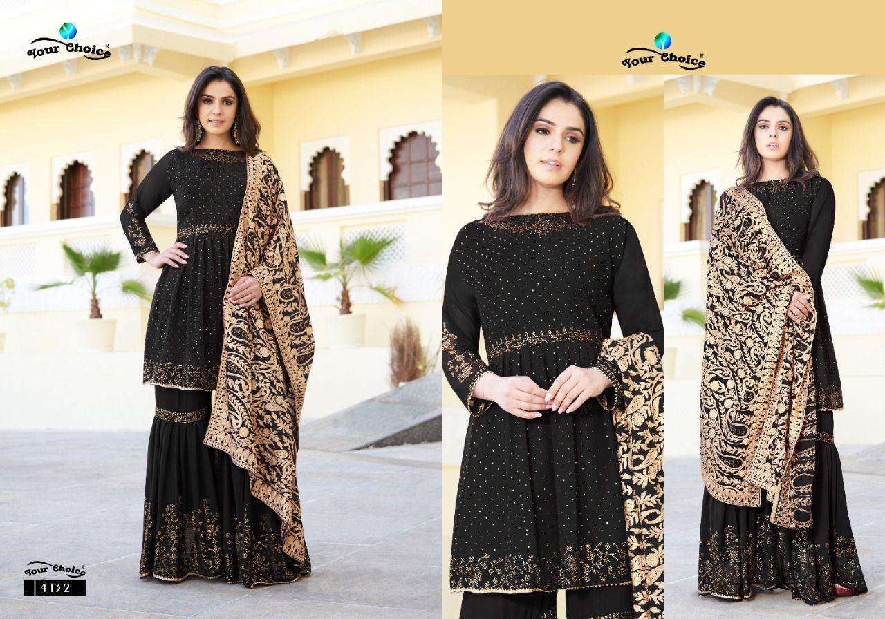 YOUR CHOICE NAZAKAT GEORGETTE PARTY WEAR SALWAR KAMEEZ SUPPLIER IN SURAT MARKET 