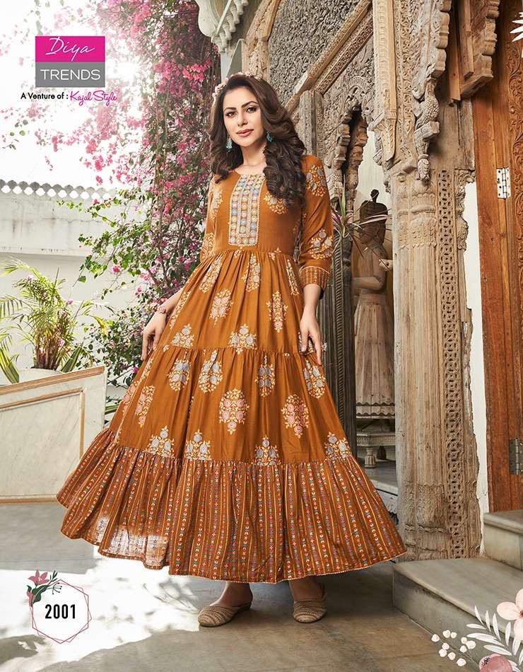 Exclusive Designer Heavy Long Gown For Women / 1 Pieces Gown at Rs 1999 | Long  Gowns in Surat | ID: 2852697699712