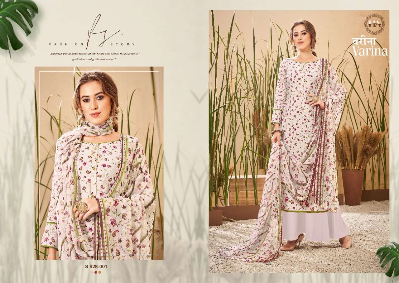 HARSHIT FASHION VARINA VISCOSE SILK DIGITAL PRINT WITH EMBRODERY WORK UNSTITCHED SALWAR KAMEEZ CATALOGUE 