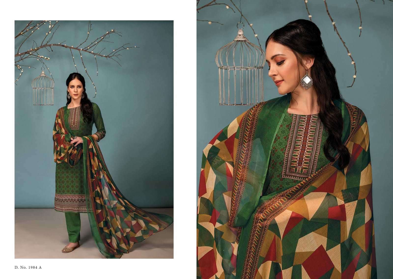 RIVAA JANNAT 2 PURE COTTON PRINT WITH EMBRODERY WORK SALWAR KAMEEZ WHOLESALE CATALOGUE 