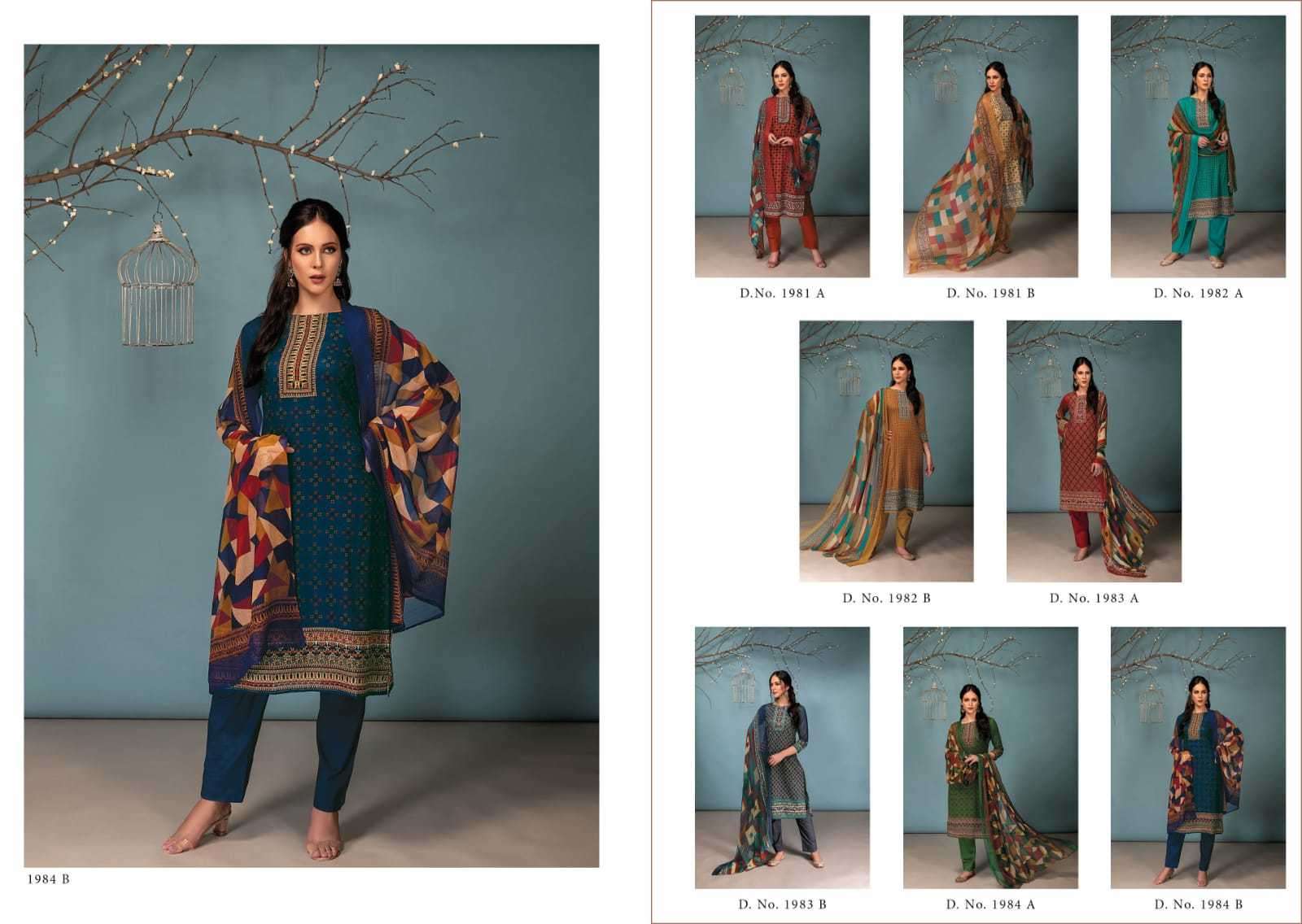 RIVAA JANNAT 2 PURE COTTON PRINT WITH EMBRODERY WORK SALWAR KAMEEZ WHOLESALE CATALOGUE 
