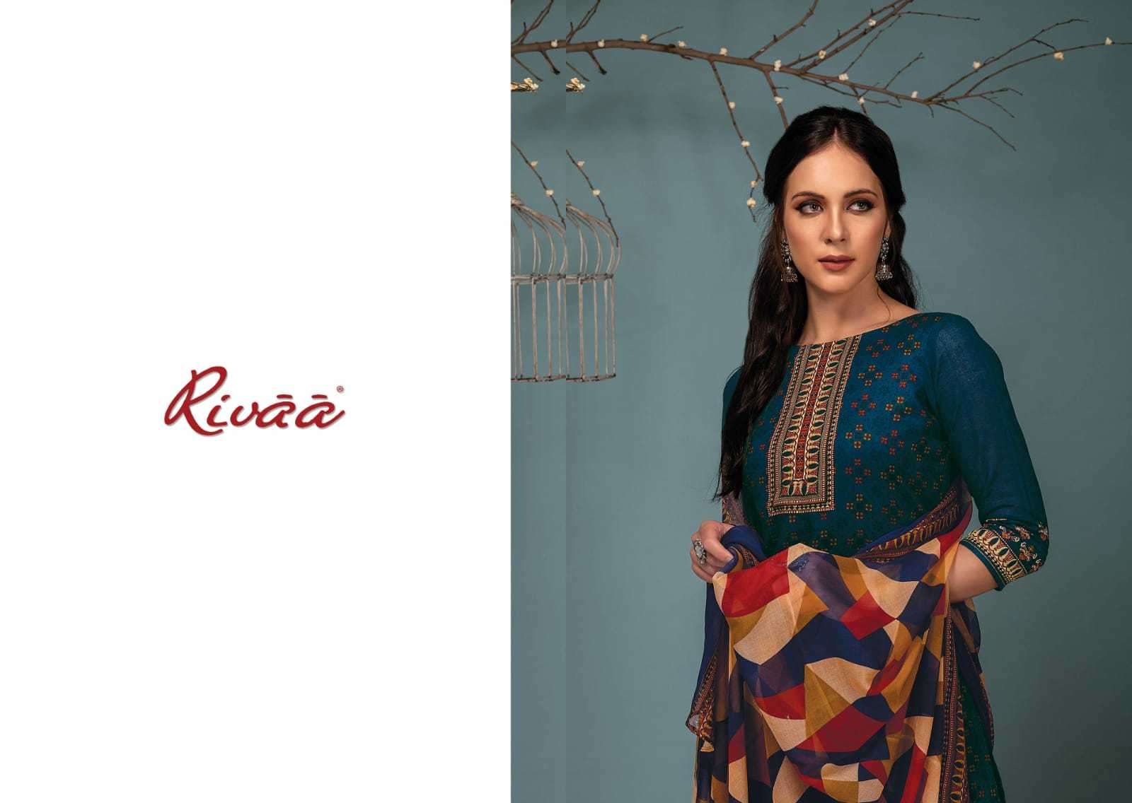 RIVAA JANNAT 2 PURE COTTON PRINT WITH EMBRODERY WORK SALWAR KAMEEZ WHOLESALE CATALOGUE 