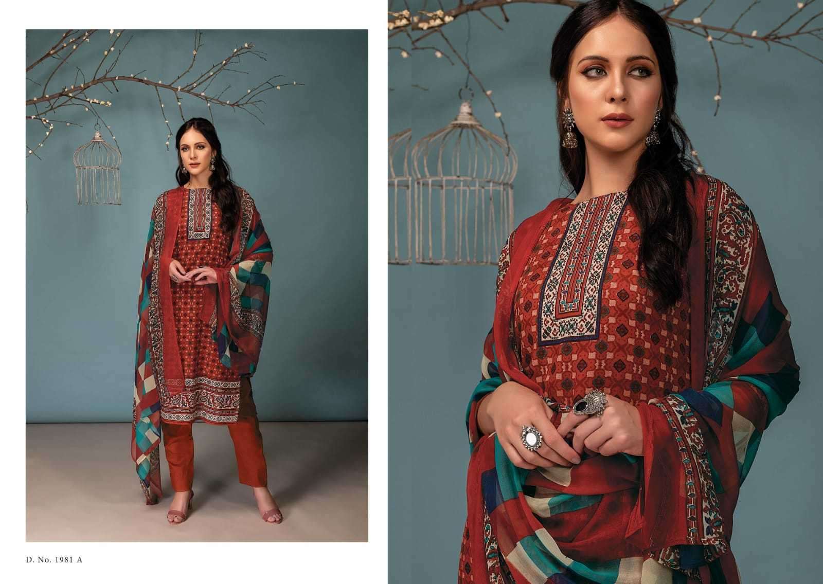 RIVAA JANNAT 2 PURE COTTON PRINT WITH EMBRODERY WORK SALWAR KAMEEZ WHOLESALE CATALOGUE 