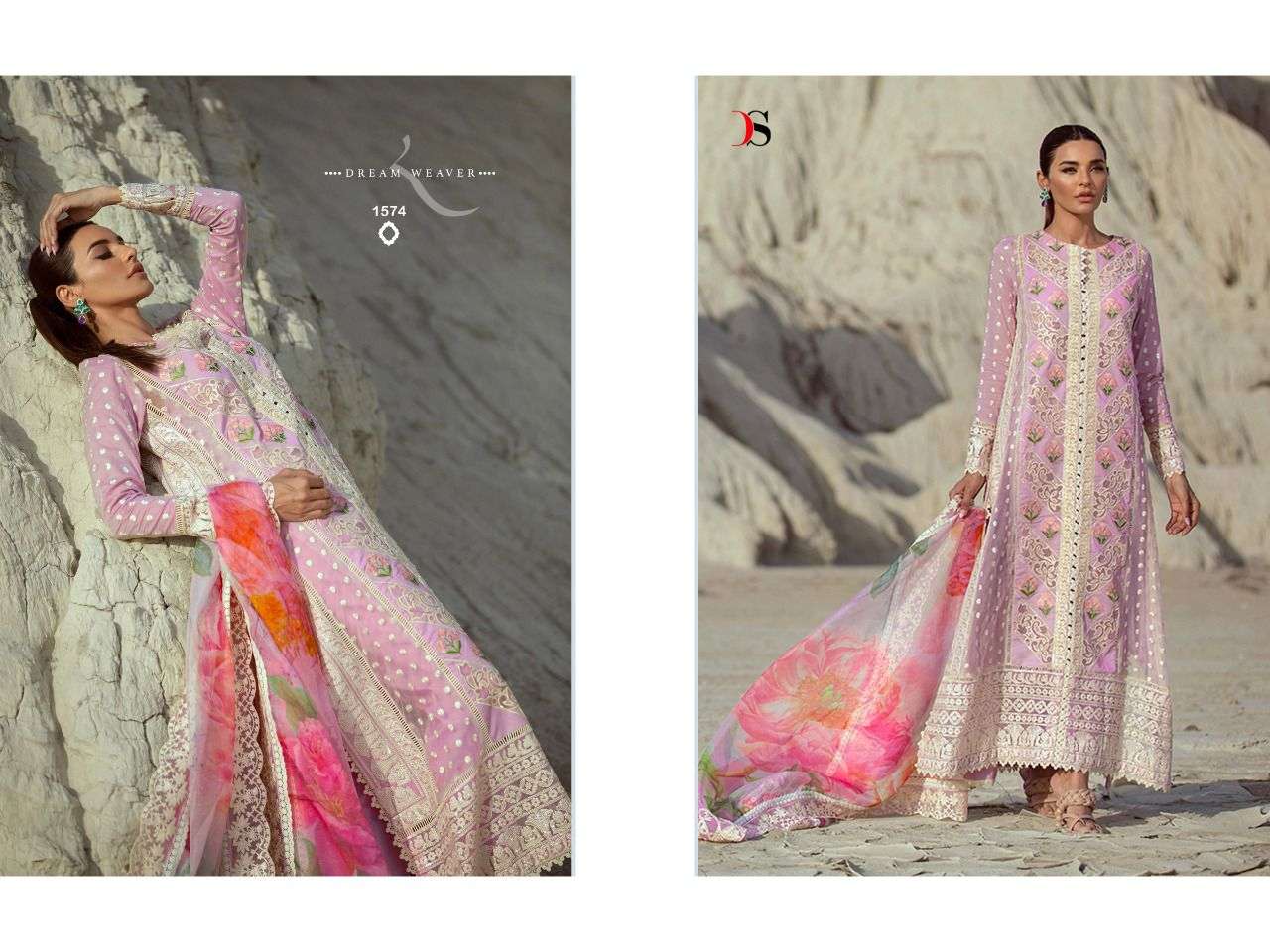 DEEPSY SUITS CRIMSON LAWN 22 PURE COTTON WITH SELF EMBRODERY WORK DESIGNER PAKISTAI SUIT WHOLESALE CATALOGUE 
