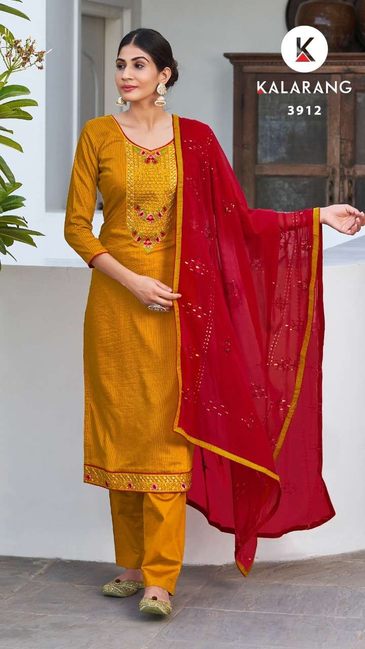 KALARANG ISHARA PARAMPARA SILK EMBROIDERY WORK SALWAR KAMEEZWHOLESALE CATALOGUE 