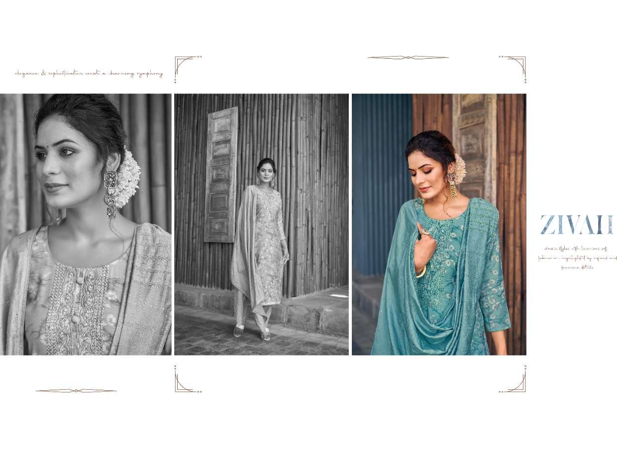 KALARANG ZIVAH MUSLINE PRINT WITH EMBRODERY WORK RAYON PRINTED SALWAR KAMEEZ SUPPLIER IN SURAT MARKET 