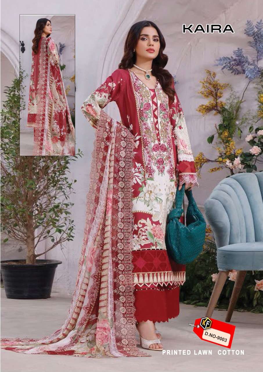 KEVAL FAB KAIRA VOL 9 HEAVY LAWN PRINTED SALWAR KAMEEZ WHOLESALE CATALOGUE 