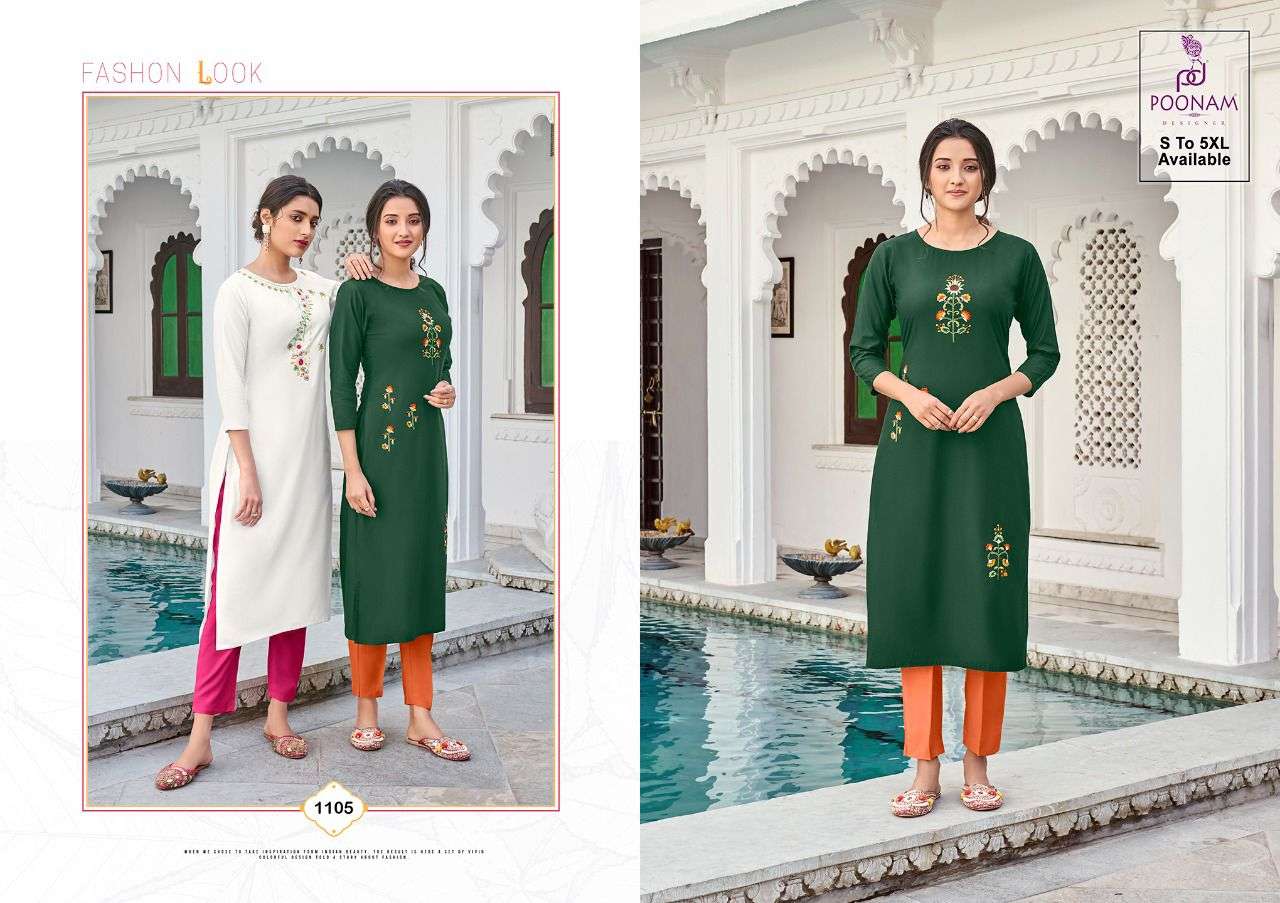 poonam designer diva vol 11 pure rayon with embrodery work kurti available at wholesale rate 5 2022 06 07 13 35 40