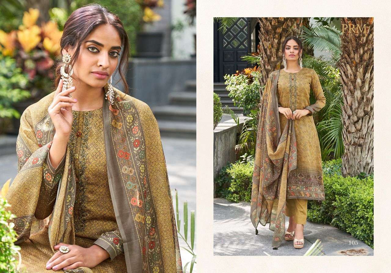 PRM TRENDZ LAAM JAM SILK  DIGITAL PRINT WITH EMBRODERY WORK SALWAR KAMEEZ WHOLESALE CATALOGUE 