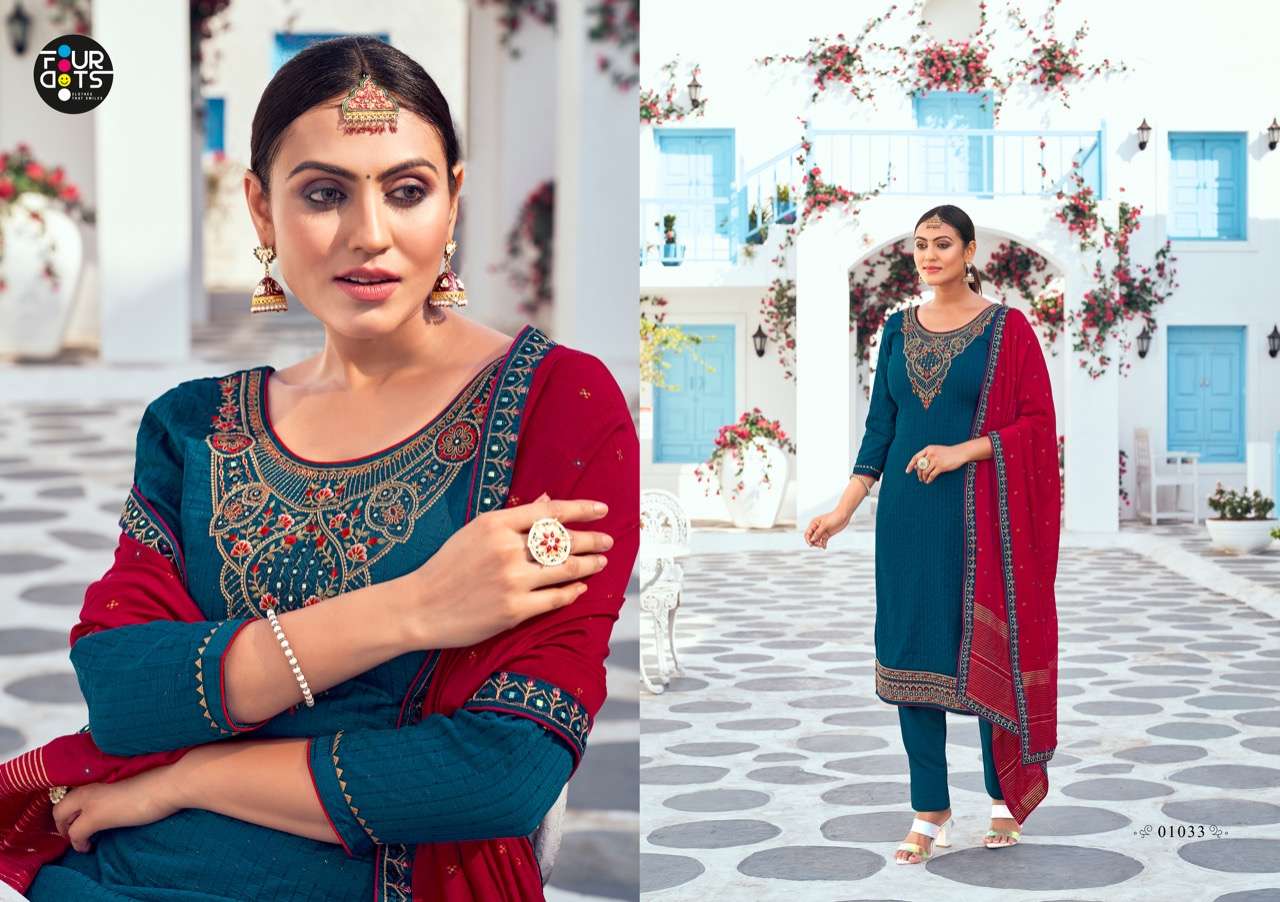 FOUR BUTTON PIHU VOL 4 PARAMPARA SILK SALWER SUIT CATALOGUE AT SURAT