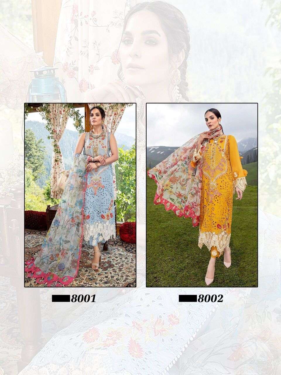 SHRADDHA DESIGNER CHARIZMA VOL 8 CAMRIC COTTON PAKISTANI SUITS NEW CATALOGUE