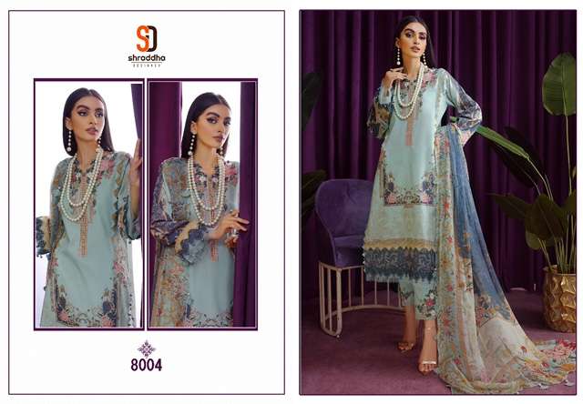 SHRADDHA DESIGNER VINTAGE VOL 8 PAKISTANI SALWER SUIT COLLECTION 
