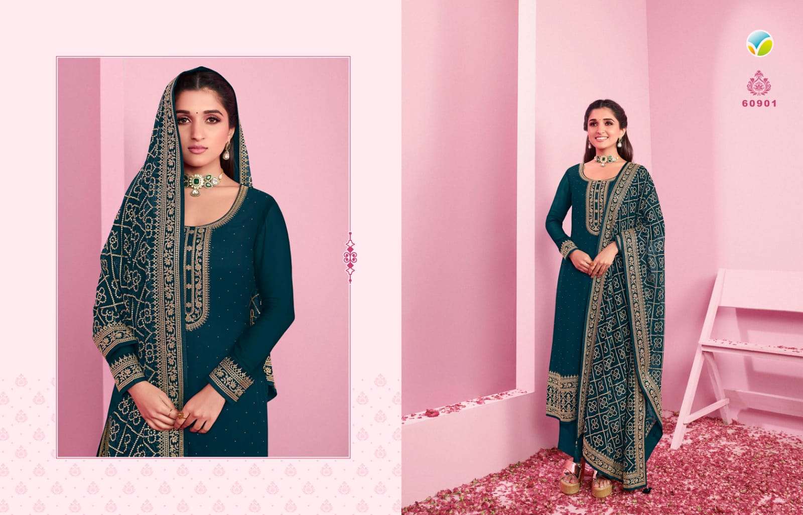 VINAY FASHION NILOFAR VOL 2 GEORGETTE PARTY WEAR CATALOGUE 