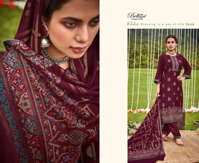 BELLIZA GULBANO WOOL PASHMINA KAANI SUIT WINTER SUIT CATALOGUE 2022