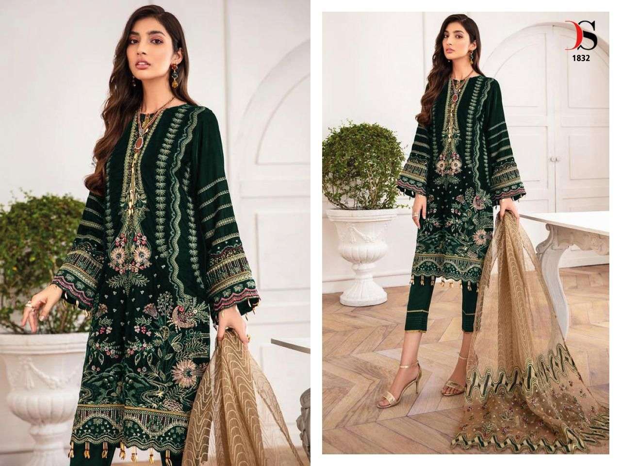 DEEPSY ANAYA 2 1831 TO 1836 PAKISTANI VELVET SUIT CATALOGUE 2022