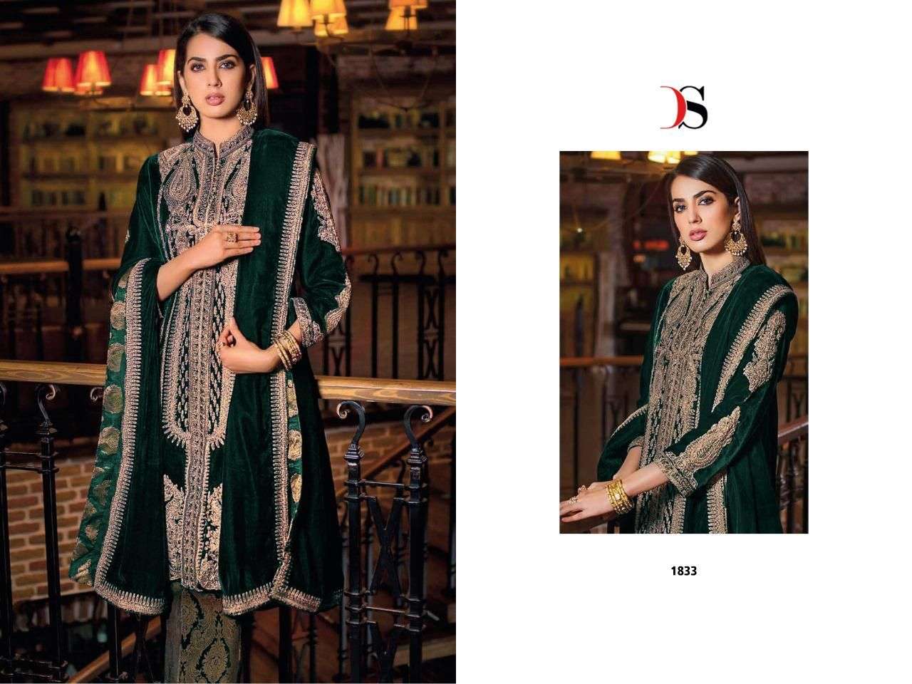 DEEPSY ANAYA 2 1831 TO 1836 PAKISTANI VELVET SUIT CATALOGUE 2022