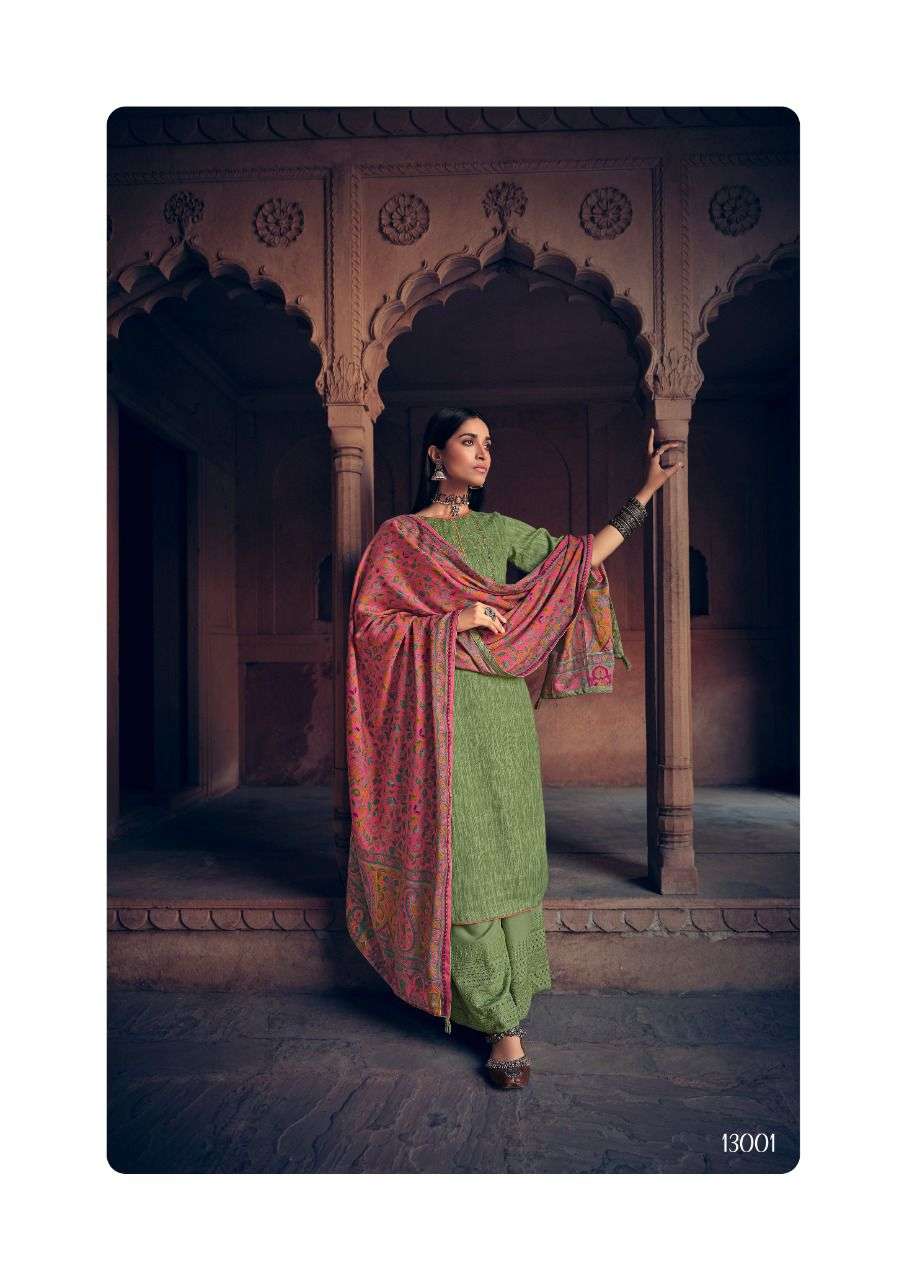 DEEPSY SUIT TAHJIB PASHMINA WOOLEN SUIT WHOLESALE RATE CATALOGUE IN SURAT 