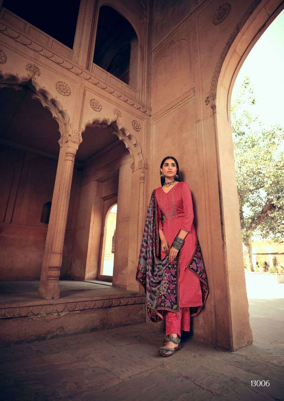 DEEPSY SUIT TAHJIB PASHMINA WOOLEN SUIT WHOLESALE RATE CATALOGUE IN SURAT 