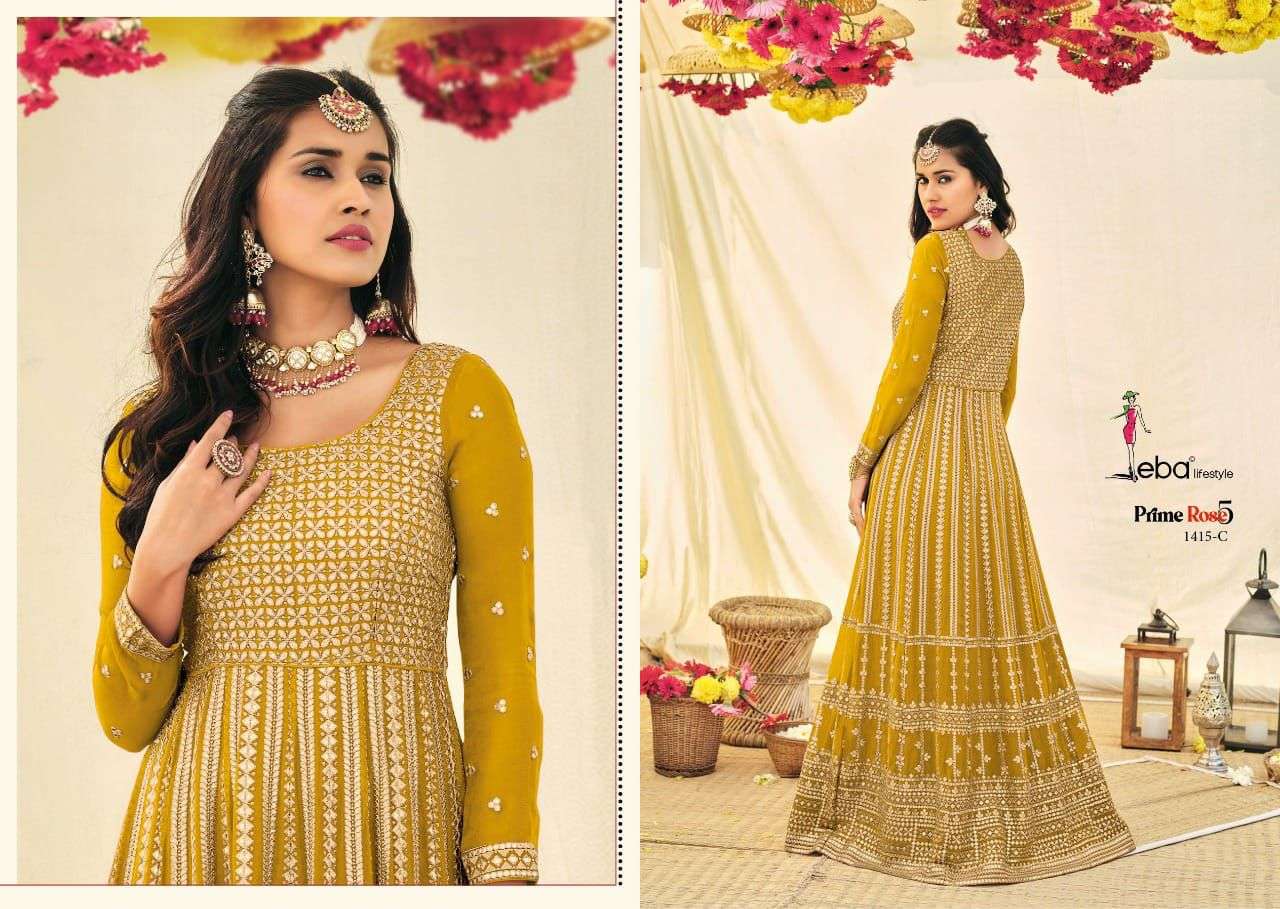 EBA PRIME ROSE VOL 5 COLOR EDITION 3 PARTY WEAR GOWN COLLECTION 