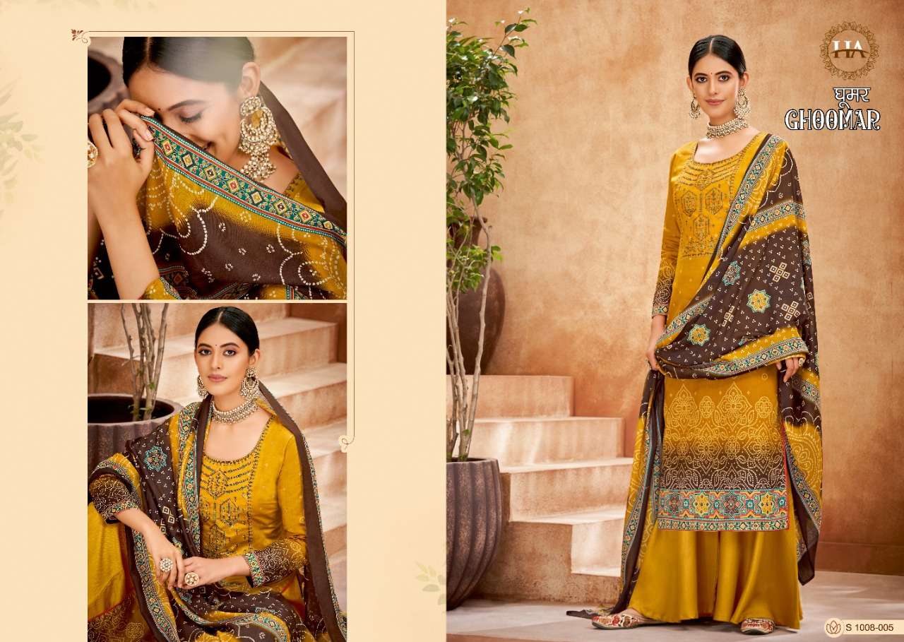 HARSHIT FASHION GHOOMAR ZAM COTTON DIGITAL PRINTED SALWER SUIT CATALOGUE