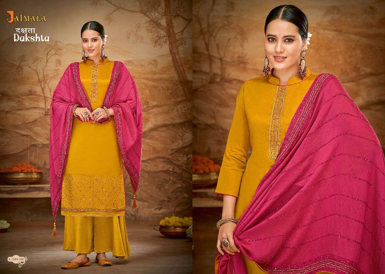 JAIMALA DAKSHTA PURE JAM SALWER SUIT COLLECTION CATALOGUE 