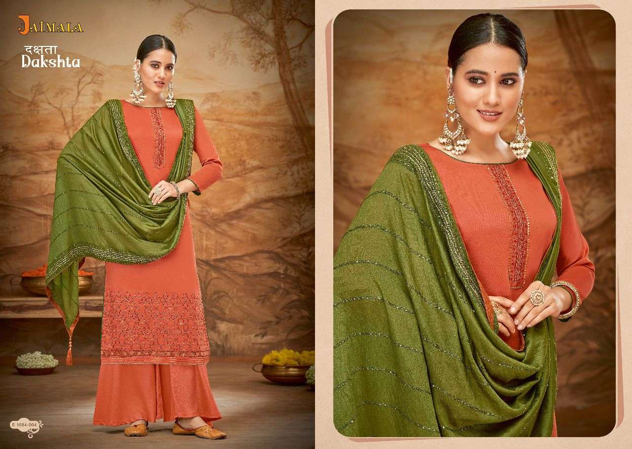 JAIMALA DAKSHTA PURE JAM SALWER SUIT COLLECTION CATALOGUE 