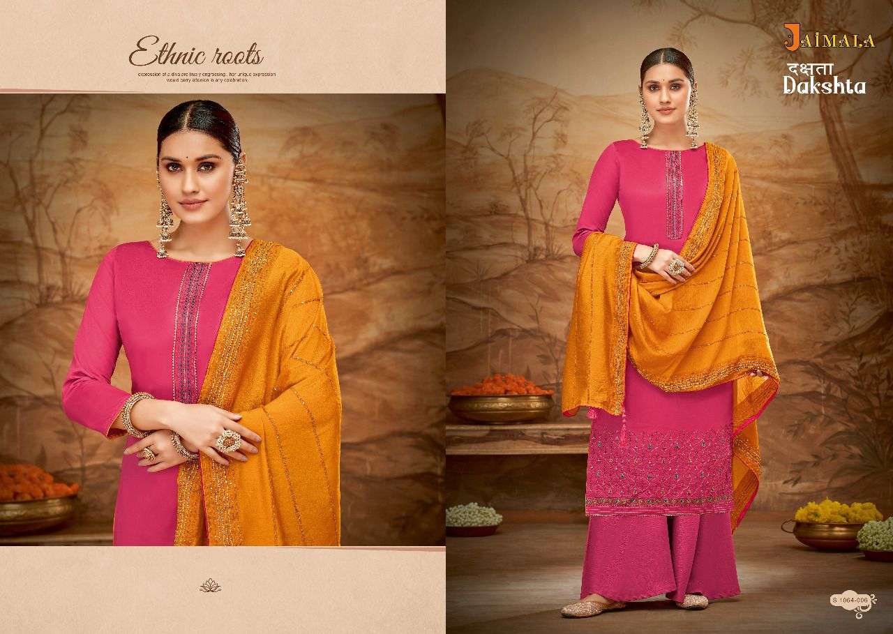 JAIMALA DAKSHTA PURE JAM SALWER SUIT COLLECTION CATALOGUE 