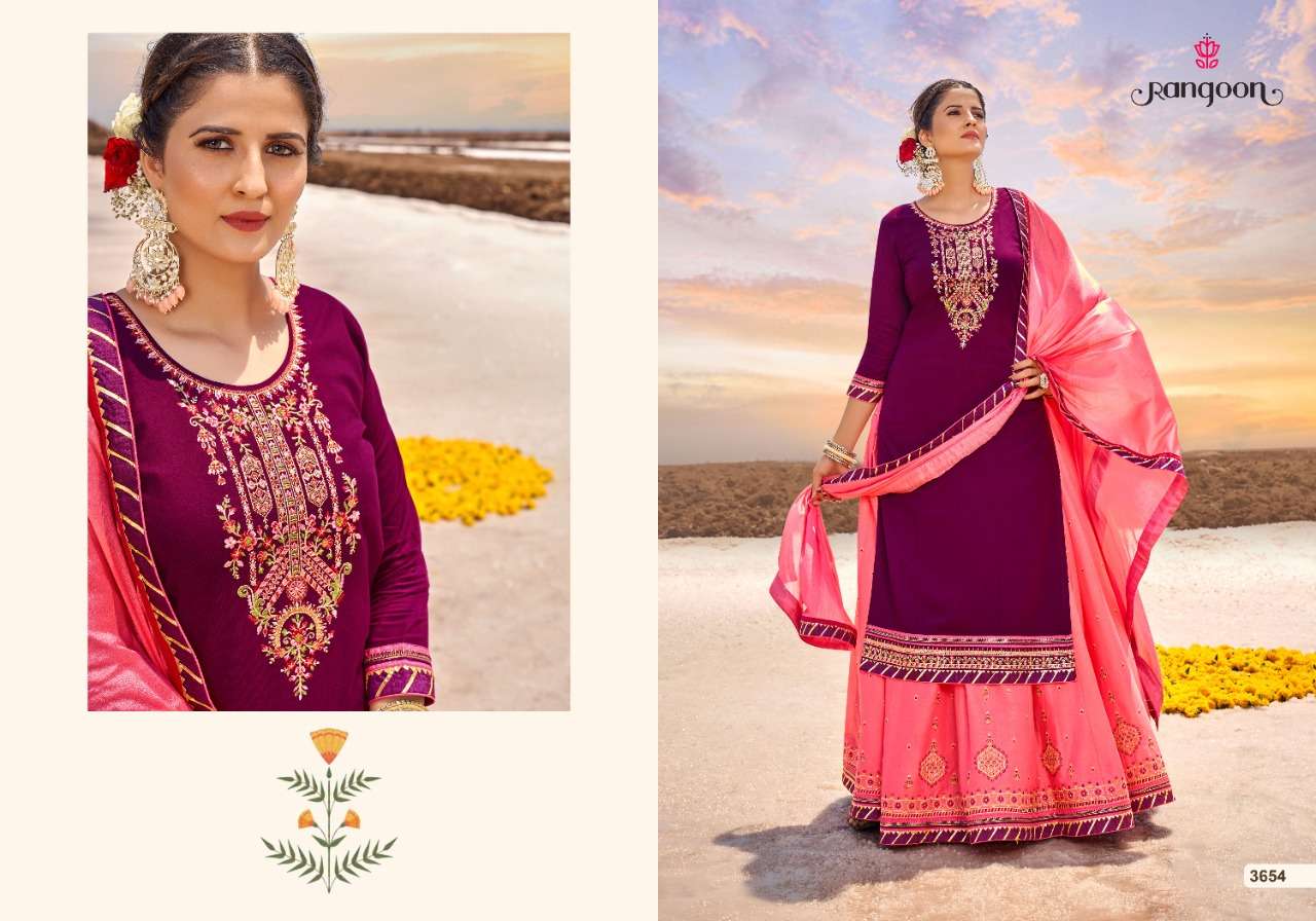 RANGOON PANIHARI VOL 3 TOP BOTTOM WITH DUPATTA WHOLESALE CATALOGUE 