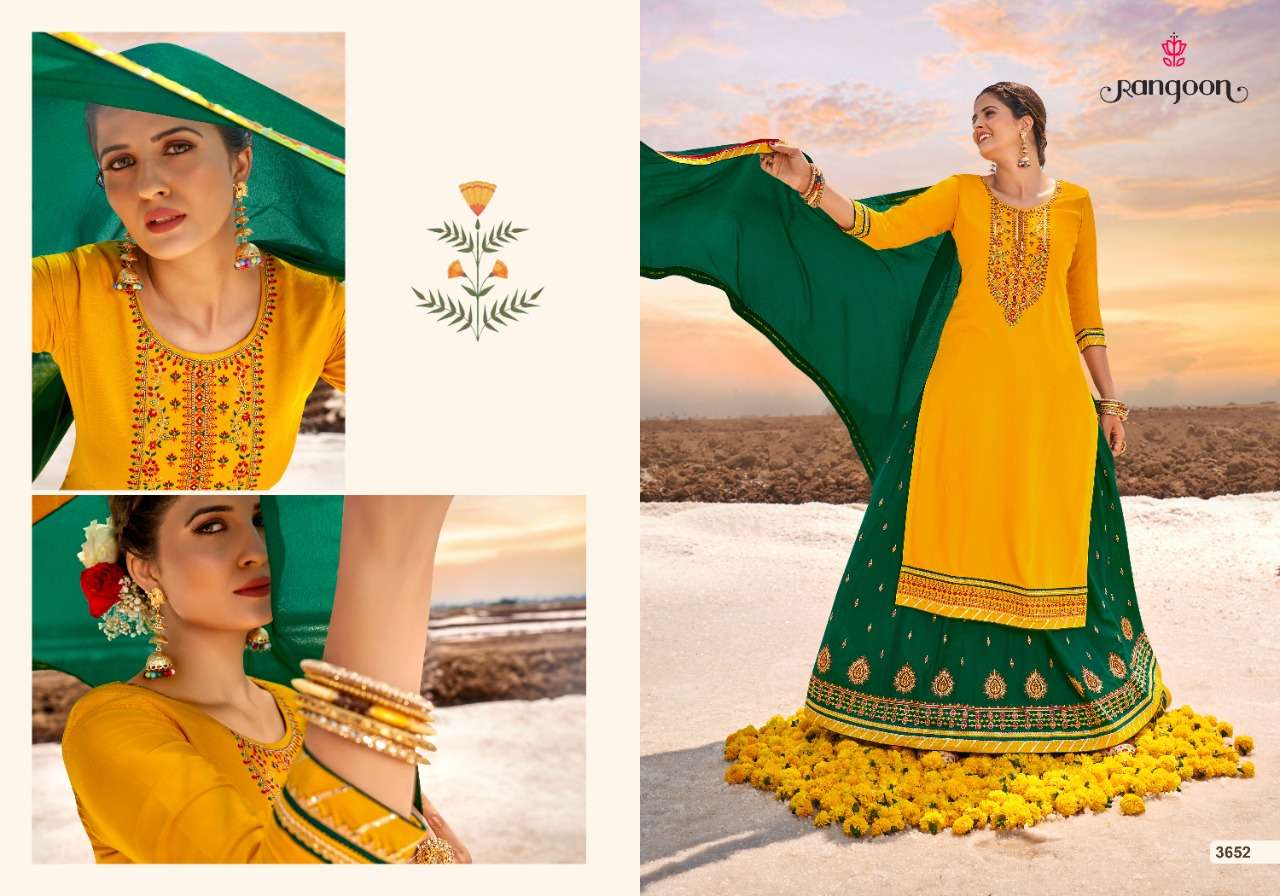 RANGOON PANIHARI VOL 3 TOP BOTTOM WITH DUPATTA WHOLESALE CATALOGUE 