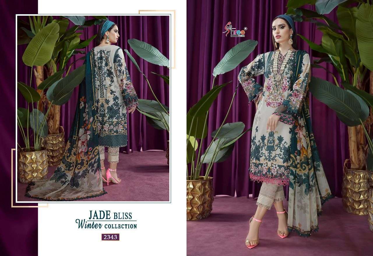 SHREE FAB JADE BLISS WINTER COLLECTION 2343 TO 2350SERIES PAKISTANI SUIT CATALOGUE 