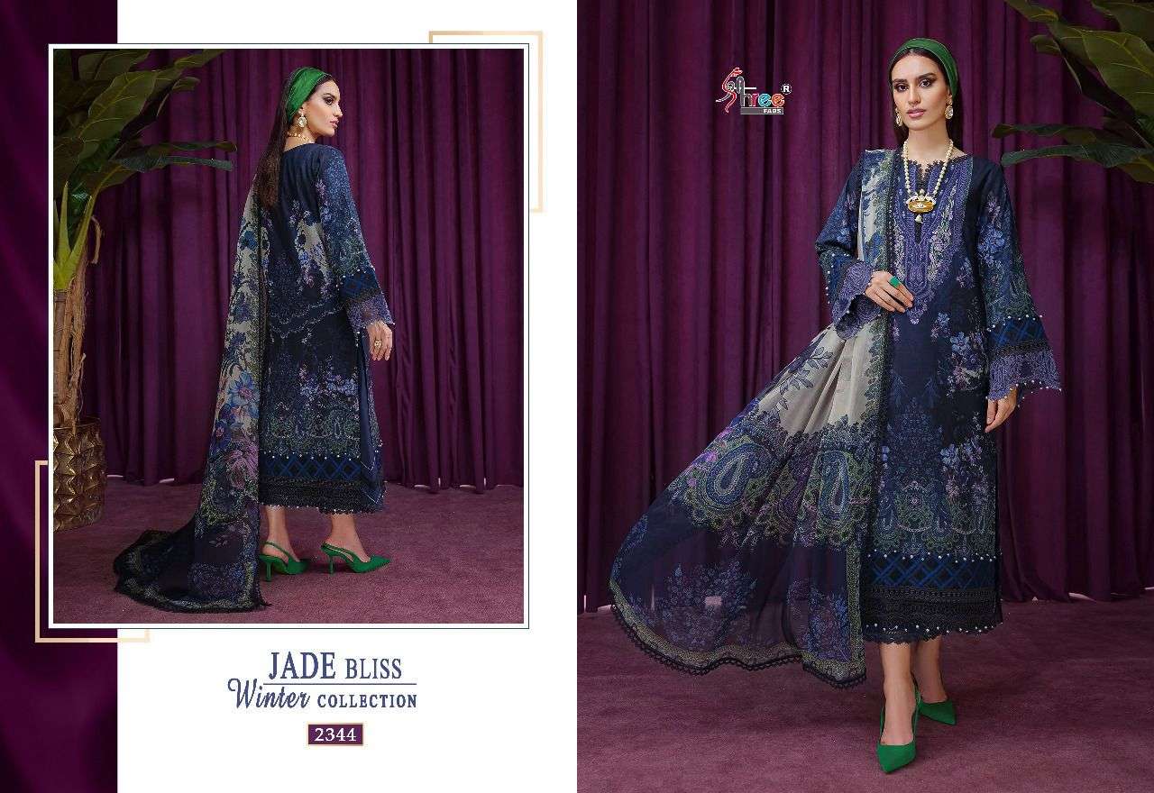 SHREE FAB JADE BLISS WINTER COLLECTION 2343 TO 2350SERIES PAKISTANI SUIT CATALOGUE 
