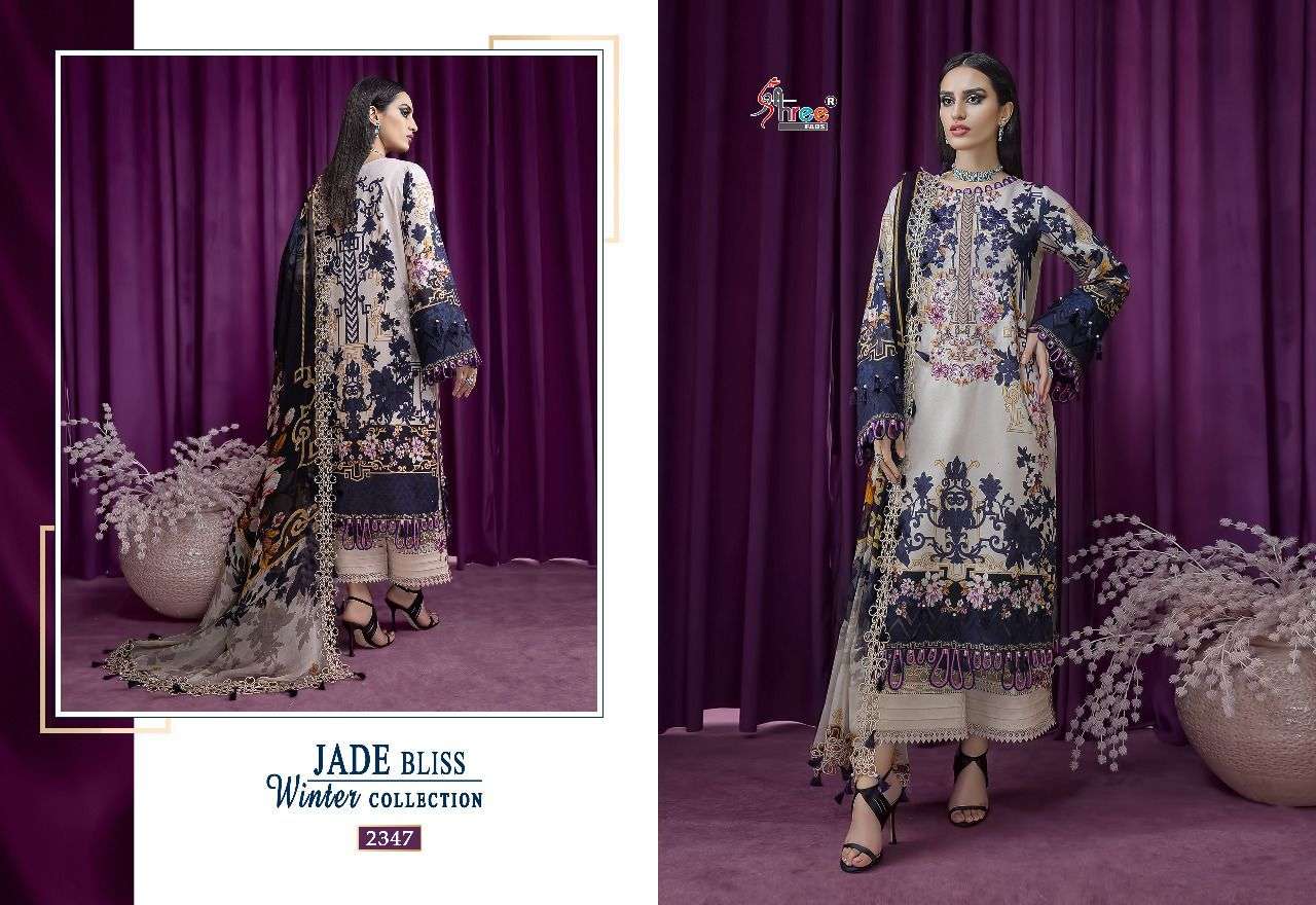 SHREE FAB JADE BLISS WINTER COLLECTION 2343 TO 2350SERIES PAKISTANI SUIT CATALOGUE 